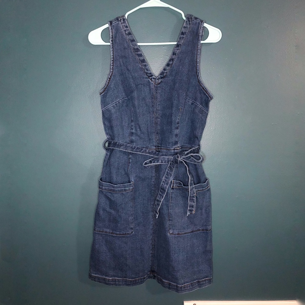 Denim Jumper Dress by Universal Threads